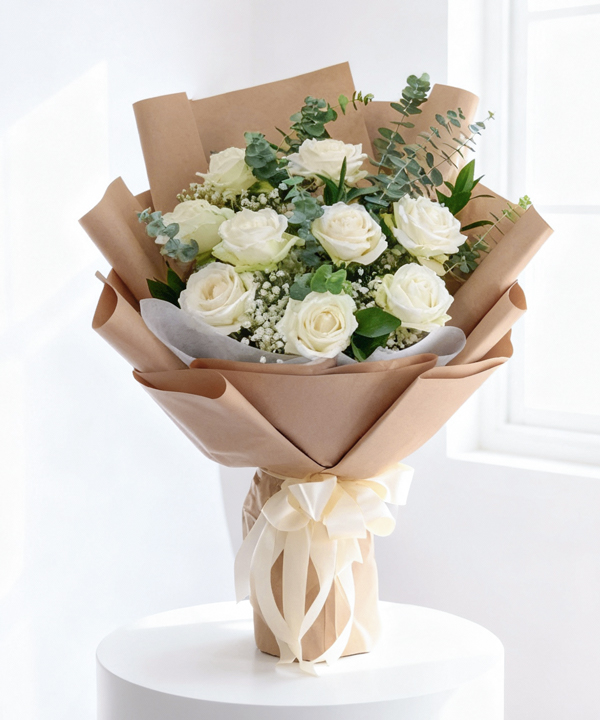 Hoa baby - White roses