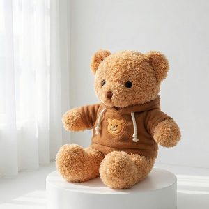 Gấu bông - Teddy áo nón nâu