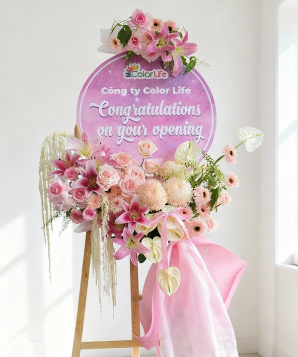 Hoa baby - Event Flower Stand 04