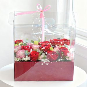 Hộp mica - Charming flower box