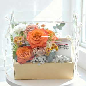 Hoa cảm ơn - Rose Candle Box 03