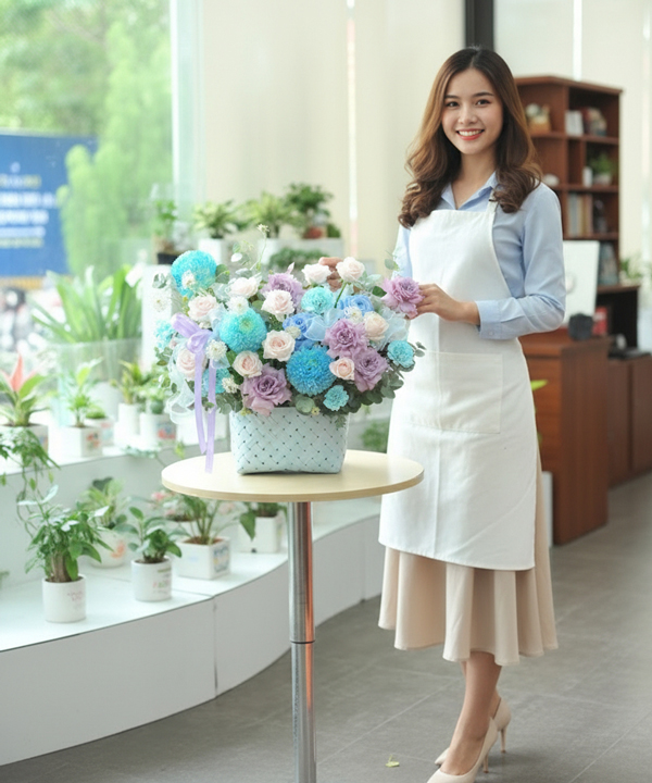 Hoa tặng chồng - Blue moon - Ảnh 5