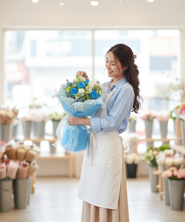 Bó hoa tươi - Rainbow love - Ảnh 3