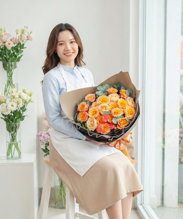 Hoa tặng đồng nghiệp - Proud of you - Ảnh 3