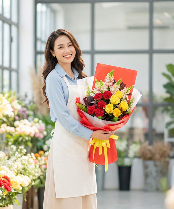 Hoa tặng chồng - Vui tươi - Ảnh 4