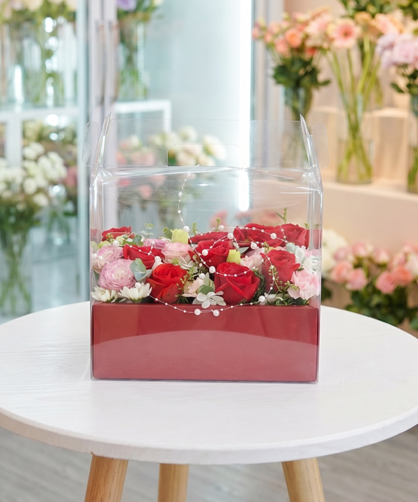 Hộp mica - Charming flower box - Ảnh 2