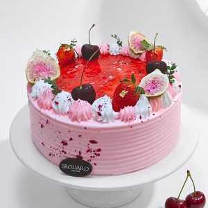 Bánh kem - Bánh kem trái cây nhân mứt dâu tây